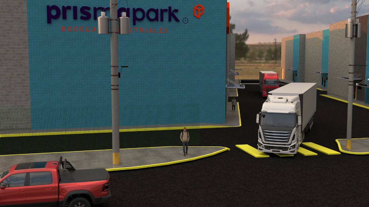 Render del parque Prisma Park 3