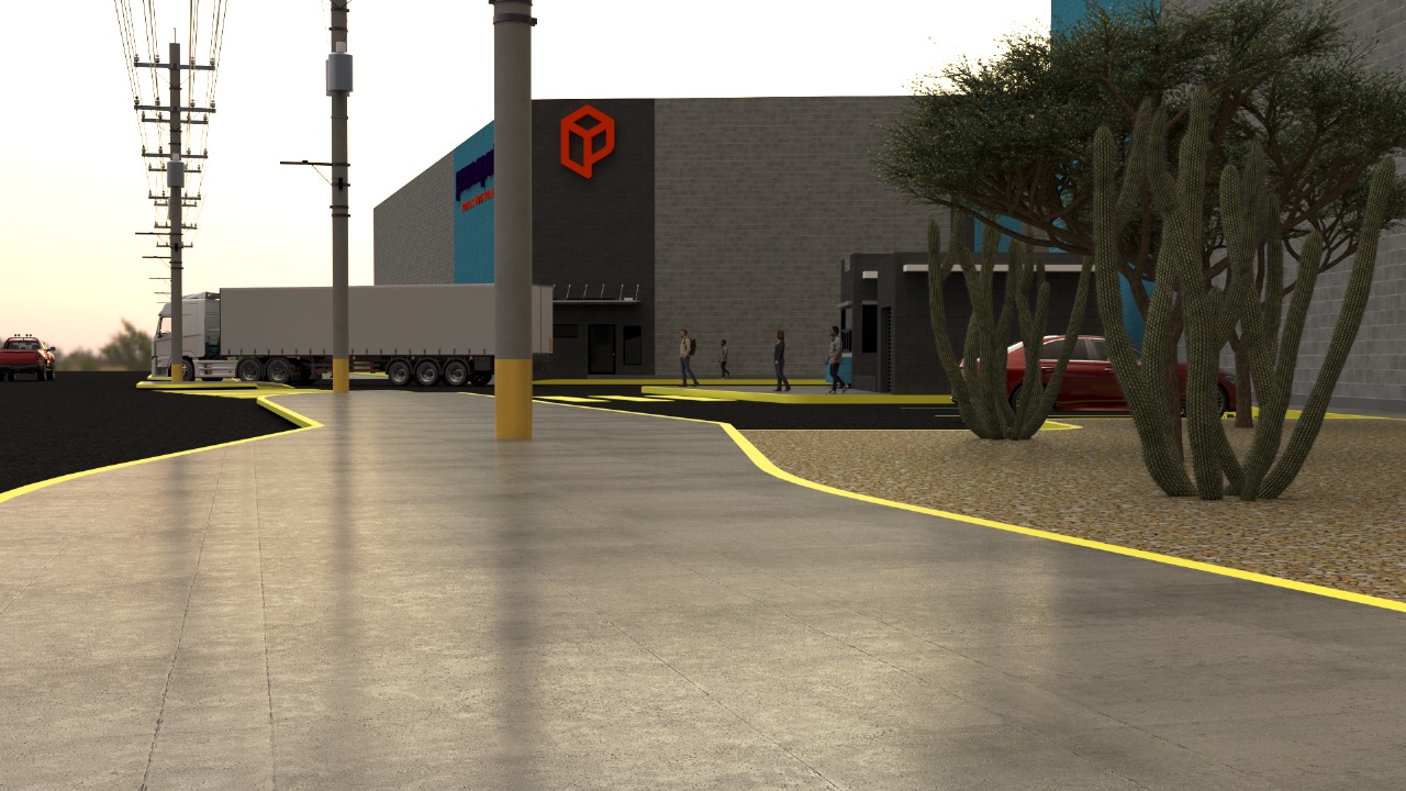 Render del parque Prisma Park 5